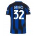 Inter Milan Federico Dimarco #32 Domácí Dres 2023-24 Krátkým Rukávem